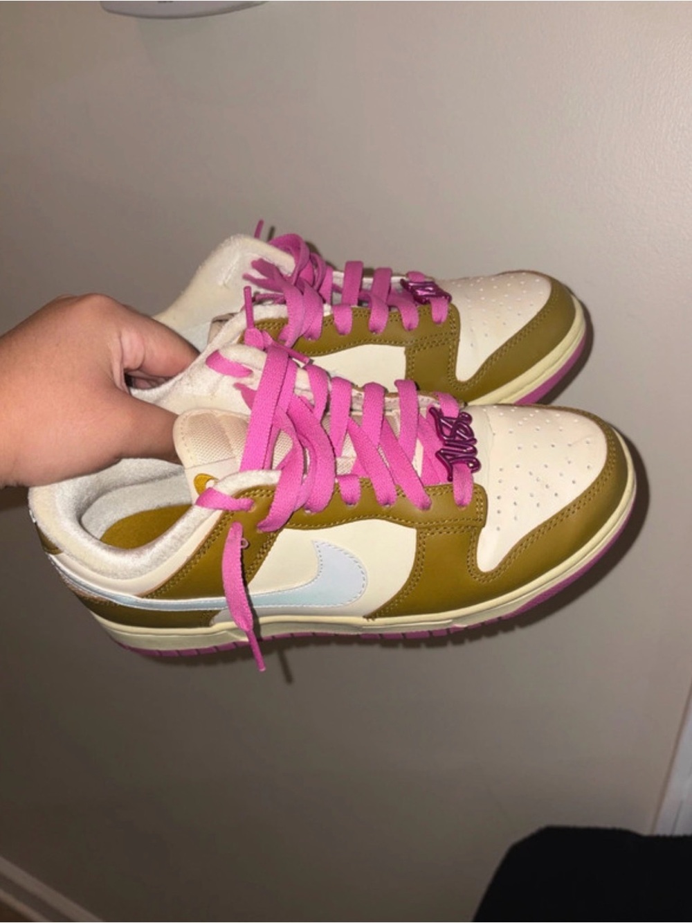 Nike Women's Dunk Low SE 'Just Do It - Bronzine Pink'